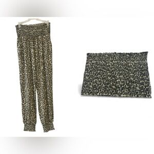 Zenana Outfitters Animal Print 2 pc Matching Set, XL, NWOT